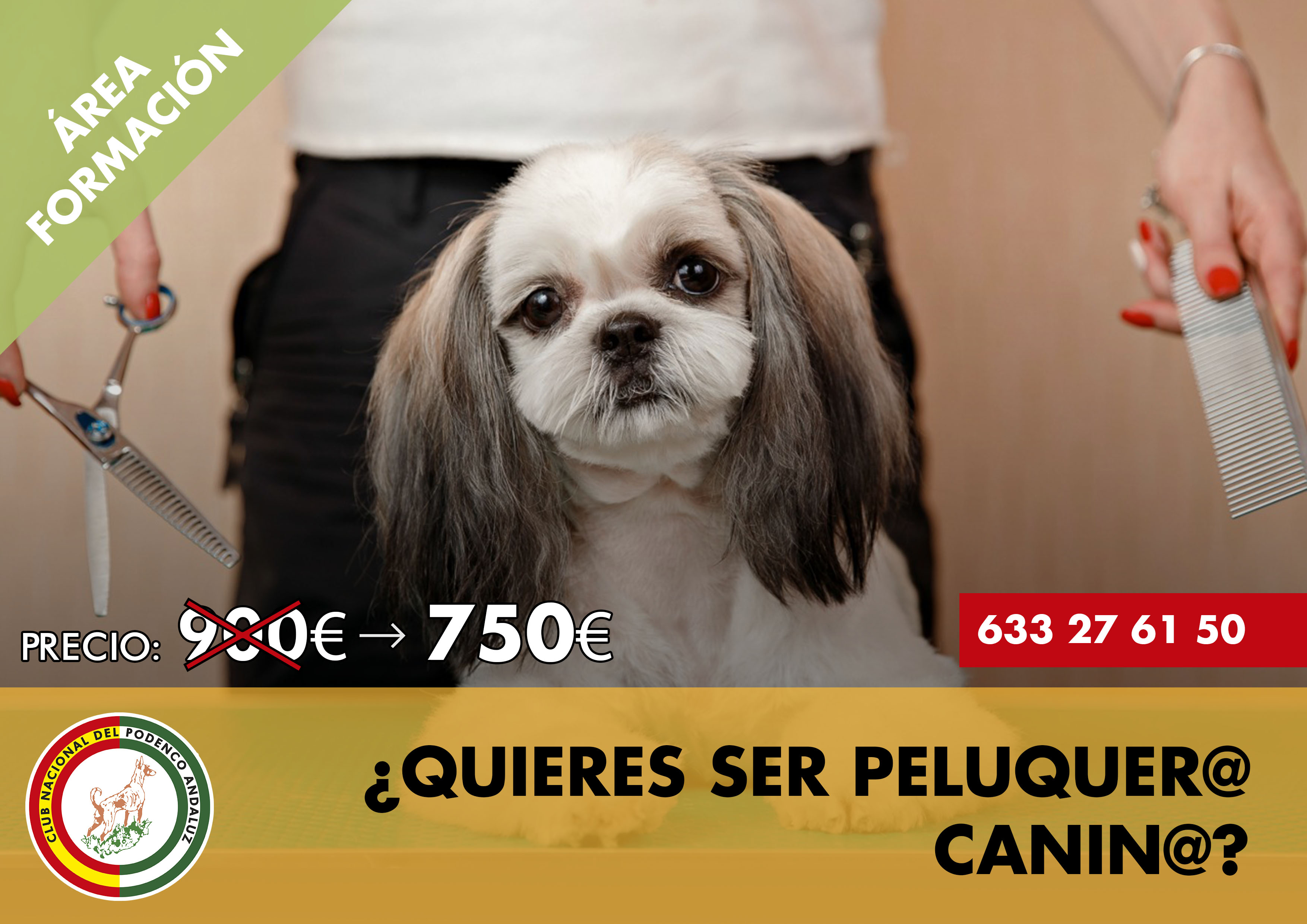 CURSO AUXILIAR VETERINARIO Y PELUQUERIA CANINA
